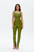 Delhi square collar crop top
